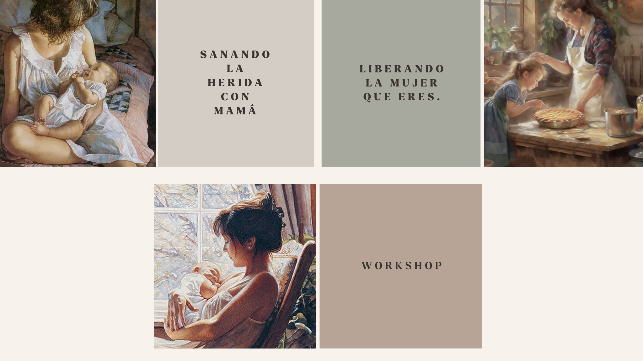 WORKSHOP “SANANDO A MAMÁ, LIBERANDO LA MUJER QUE ERES” (Sitio web)